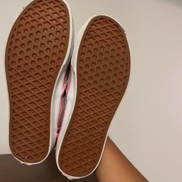 Vans Women's Gray and Pink Casual Shoes - Picture 4 of 4